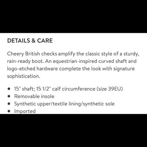 Burberry Clemence Signature Check Rainboot - Picture 7 of 7